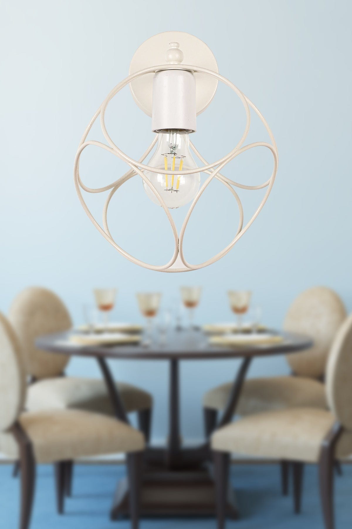 Oyo Lampada da parete Selanik Bianco