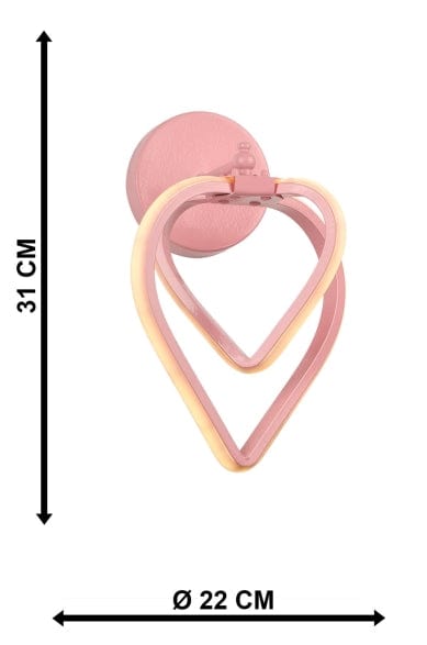 Oyo Lampada da parete Sevinc Rosa