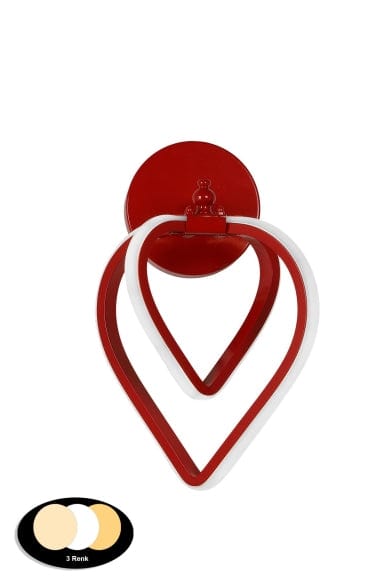 Oyo Lampada da parete Sevinc Rosso