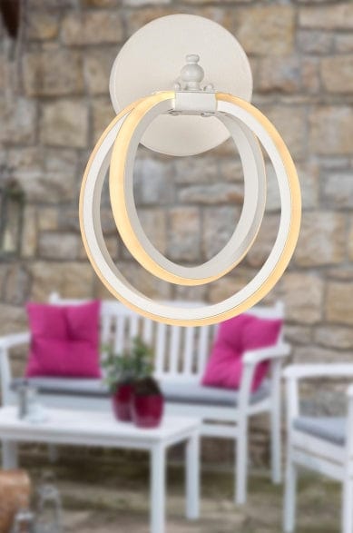 Oyo Lampada da parete Sezen Bianco