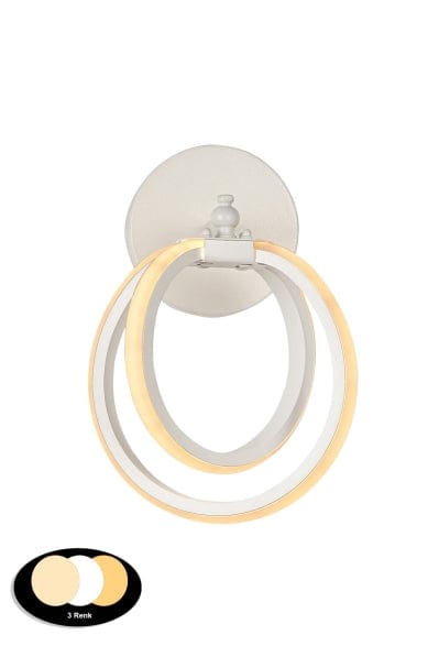 Oyo Lampada da parete Sezen Bianco
