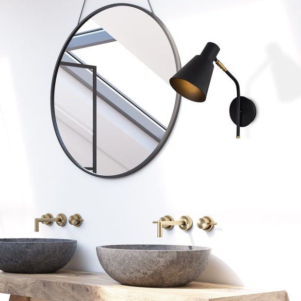 Lampada da parete Sivani MR-664 Nero (1)