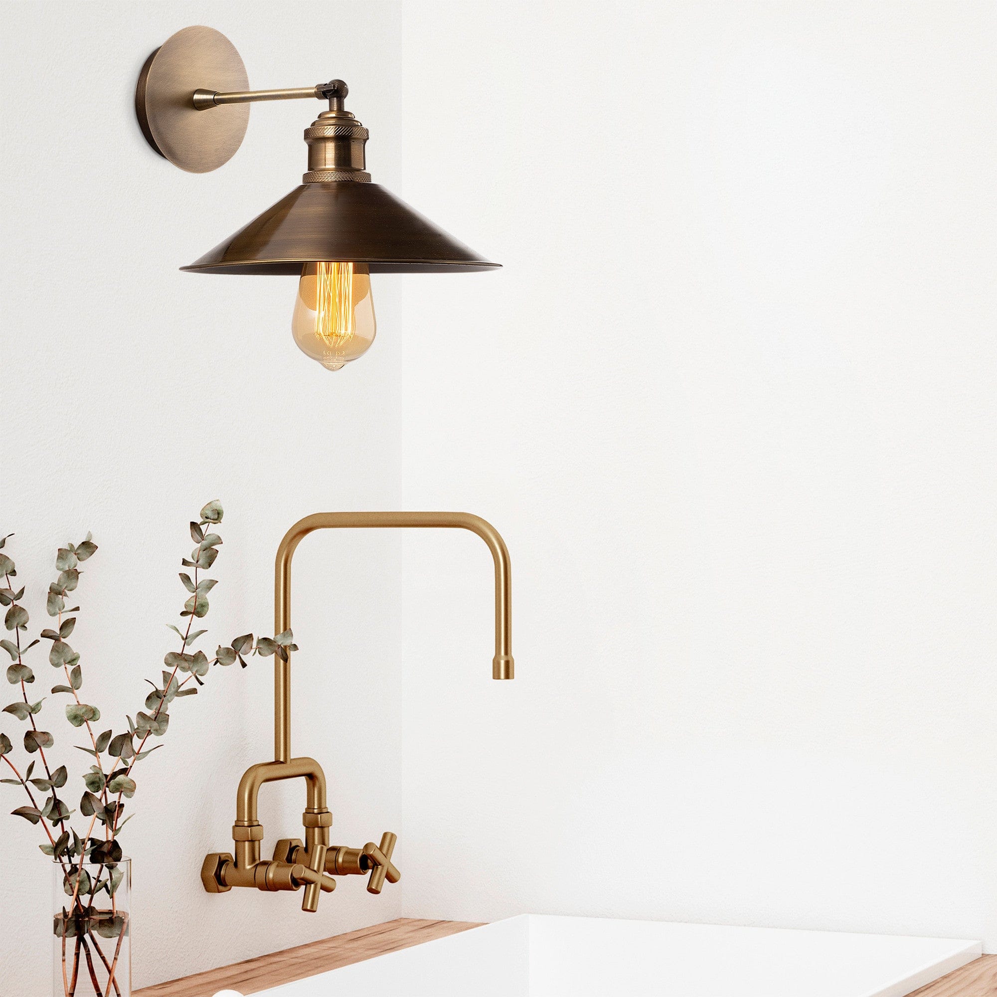 Asir Lampada da parete Sivani MR-889 Ottone