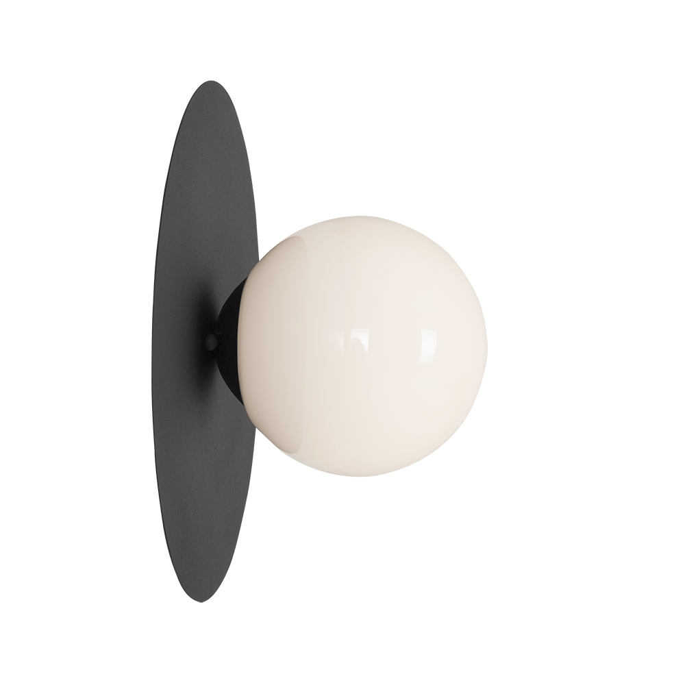 Customform Lampada da parete Skiva Ball M Nero