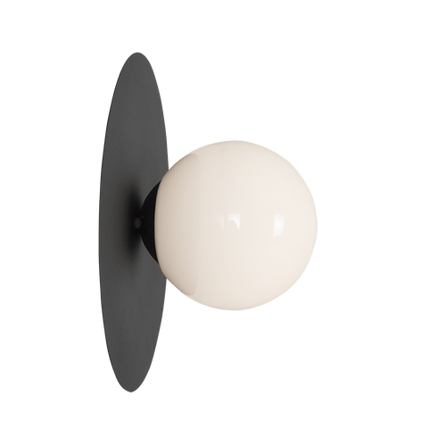 Customform Lampada da parete Skiva Ball M Nero