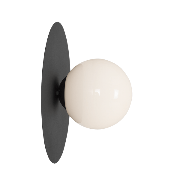 Customform Lampada da parete Skiva Ball S Nero