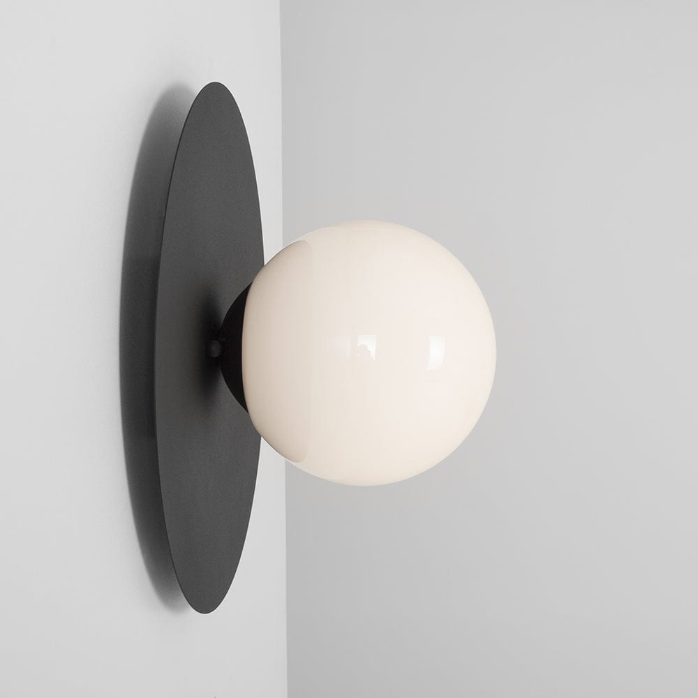Customform Lampada da parete Skiva Ball S Nero