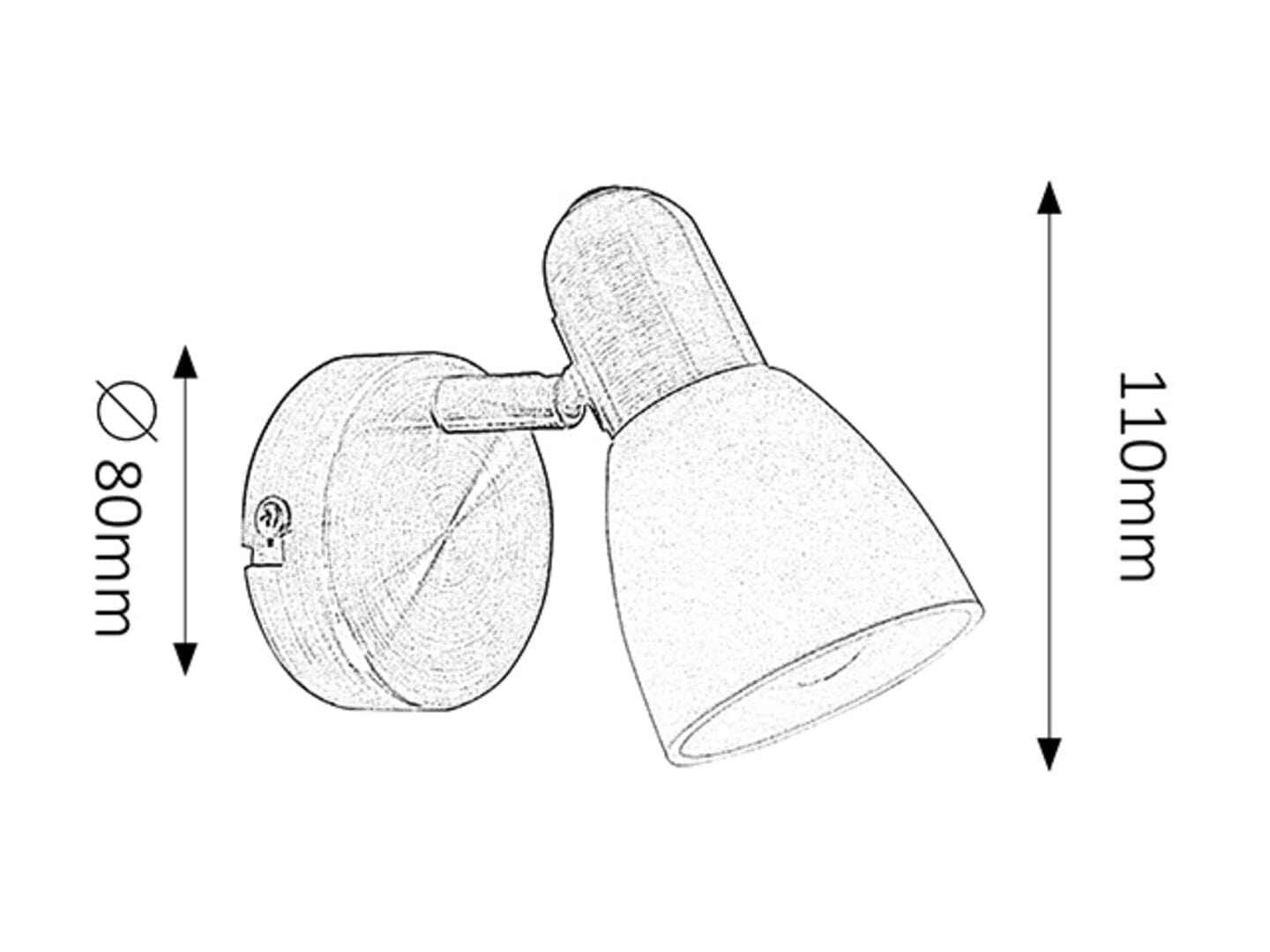 RabaLux Lampada da parete Soma 6306 Ottone