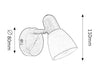 RabaLux Lampada da parete Soma 6306 Ottone