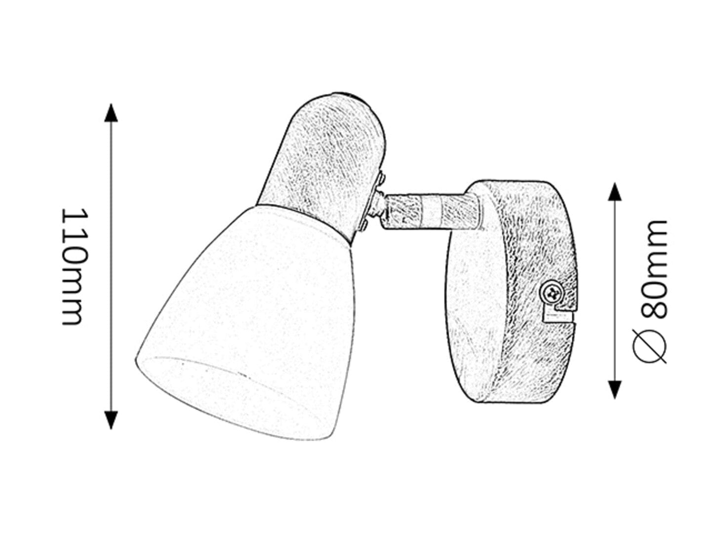 RabaLux Lampada da parete Soma 6591 Marrone