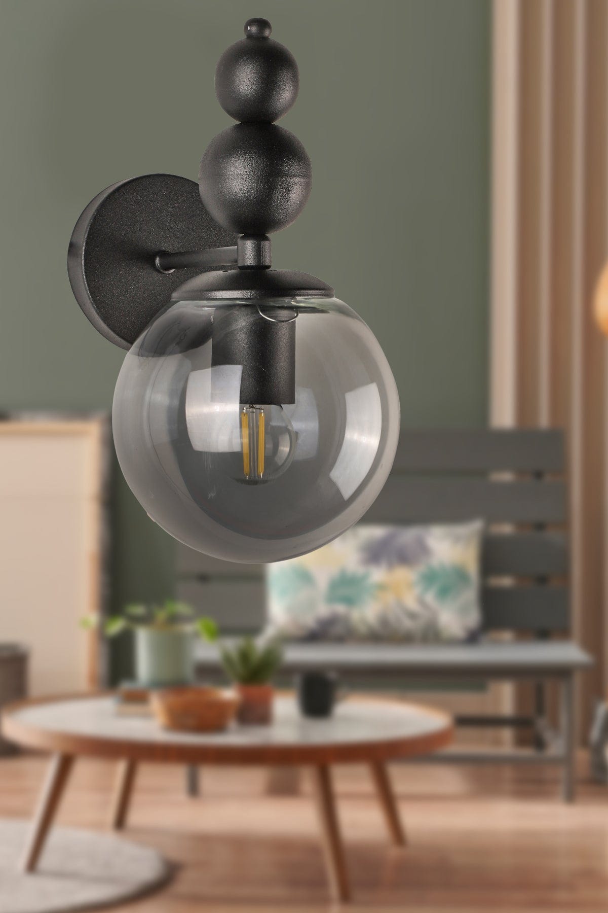 Oyo Lampada da parete Sonsuz Nero