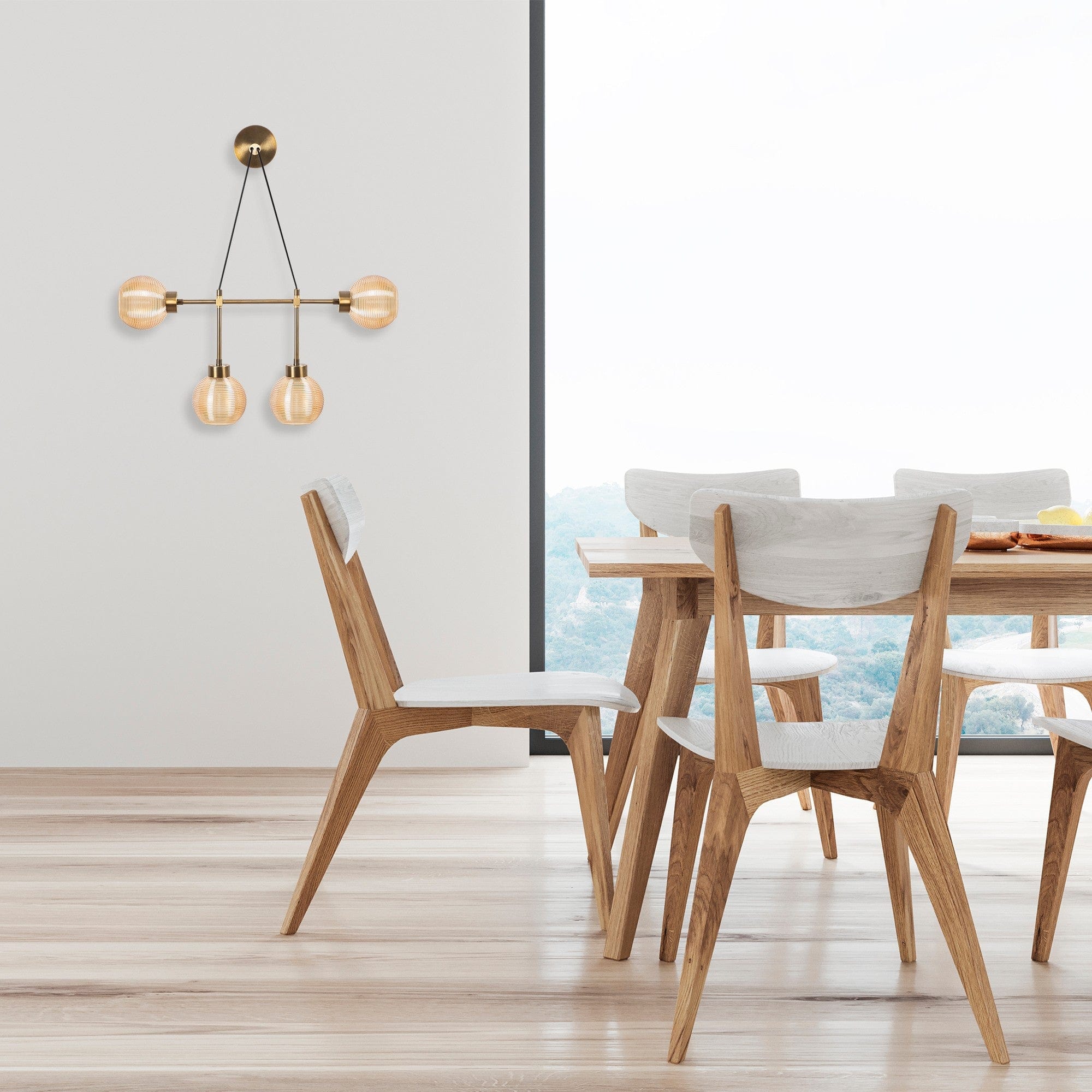 Asir Lampada da parete Swing 3221 Ottone