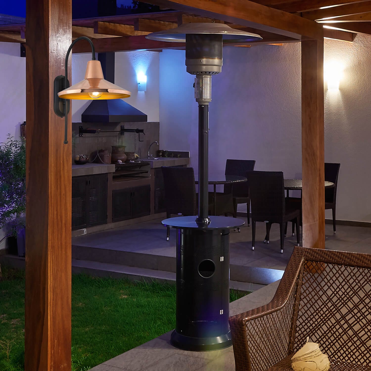 Oyo Lampada da parete Tara Giallo