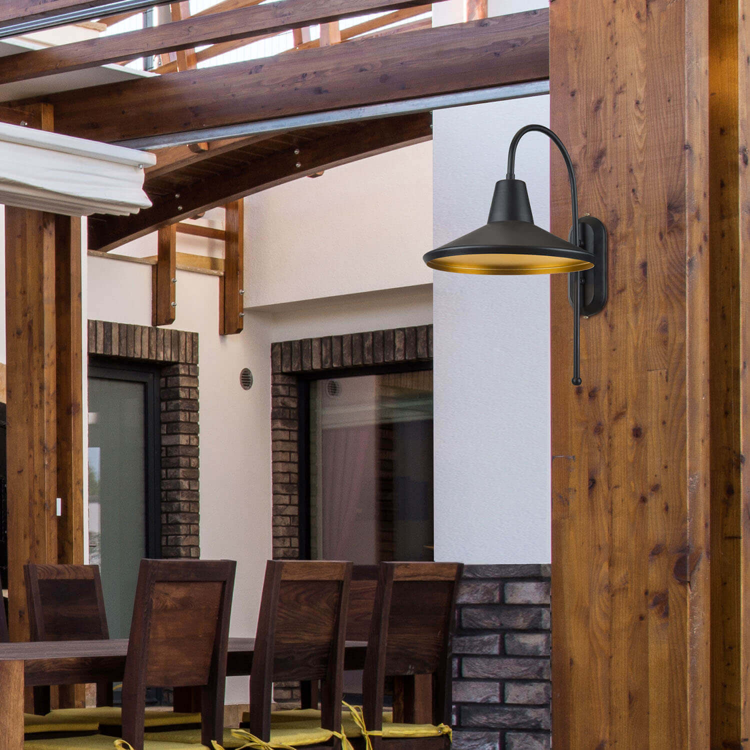 Oyo Lampada da parete Tara Nero