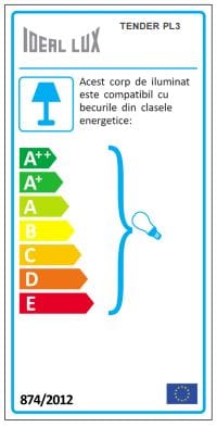 Lampada da parete Tender PL3 (5)