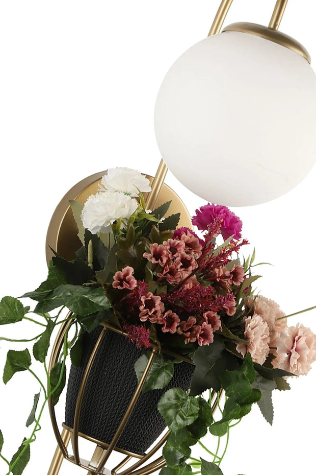 Oyo Lampada da parete Tiran Bianco