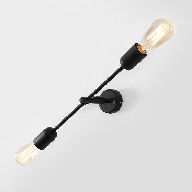 Customform Lampada da parete Twigo Wall 2S Nero