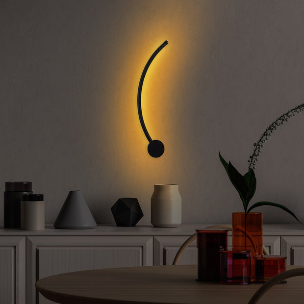 Asir Lampada da parete Uyan 13597 Nero