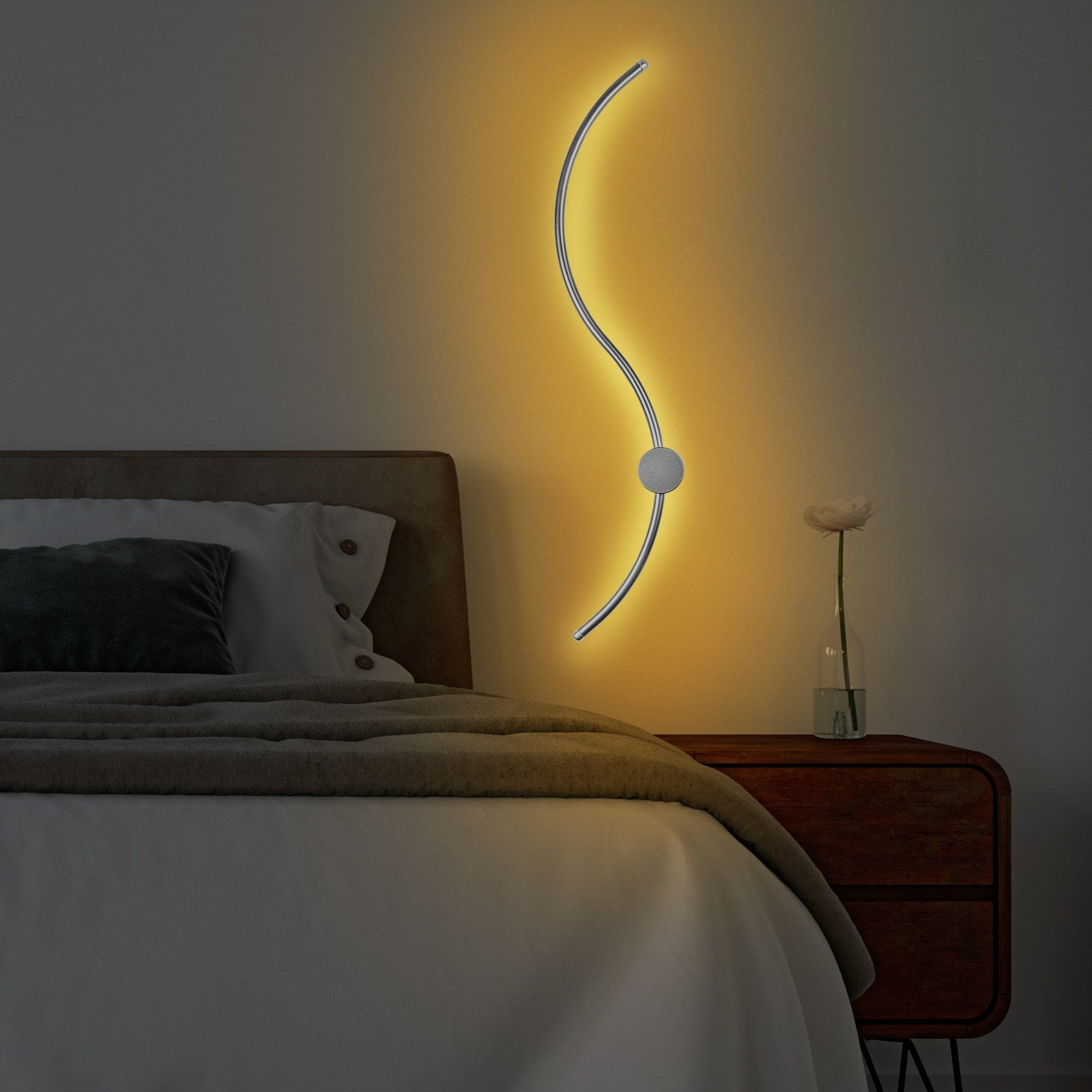 Lampada da parete Uyan 13604 Cromo (1)