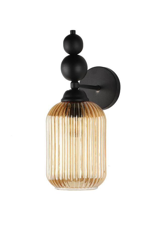 Oyo Lampada da parete Vamos Nero