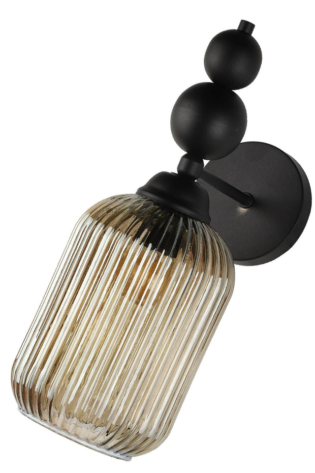 Oyo Lampada da parete Vamos Nero