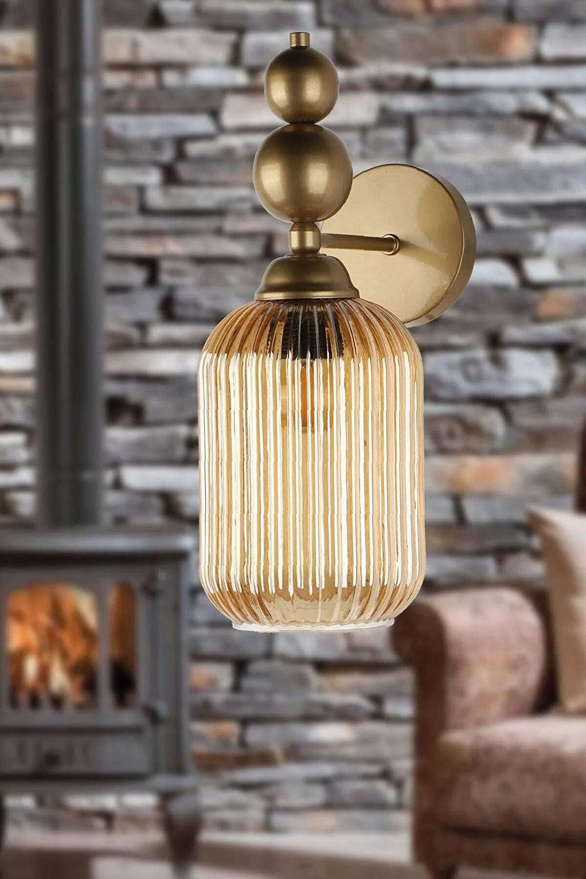 Oyo Lampada da parete Vamos Ottone