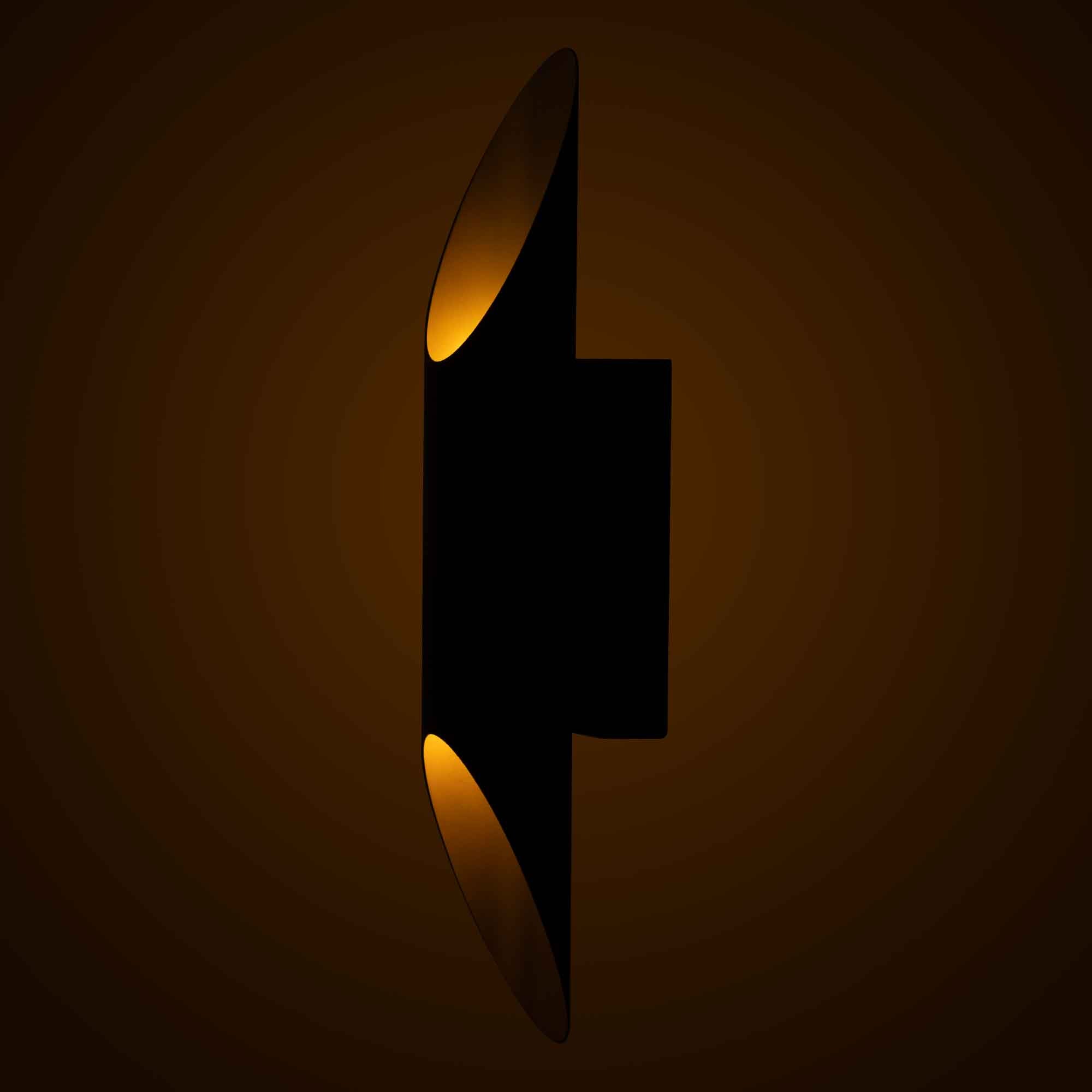 Oyo Lampada da parete Vava Nero