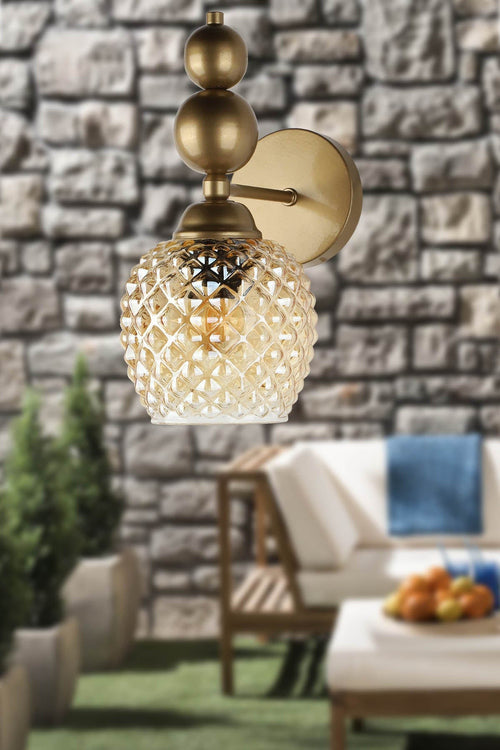 Oyo Lampada da parete Velas Ottone