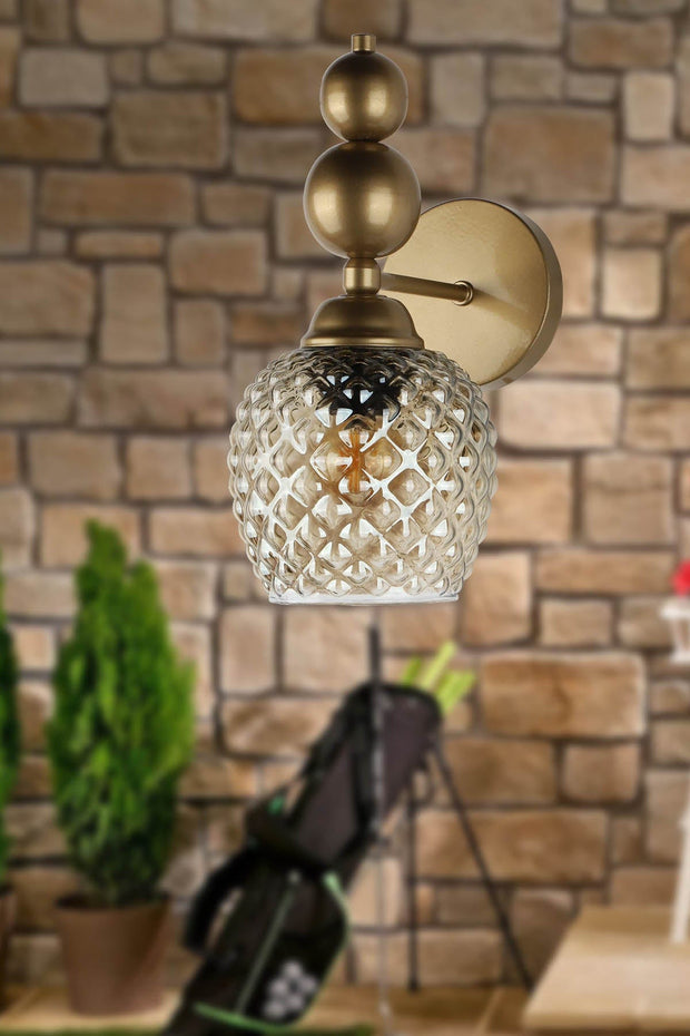 Oyo Lampada da parete Velas Ottone