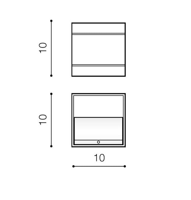 Azzarddo Lampada da parete Venus AZ0893 Alluminio