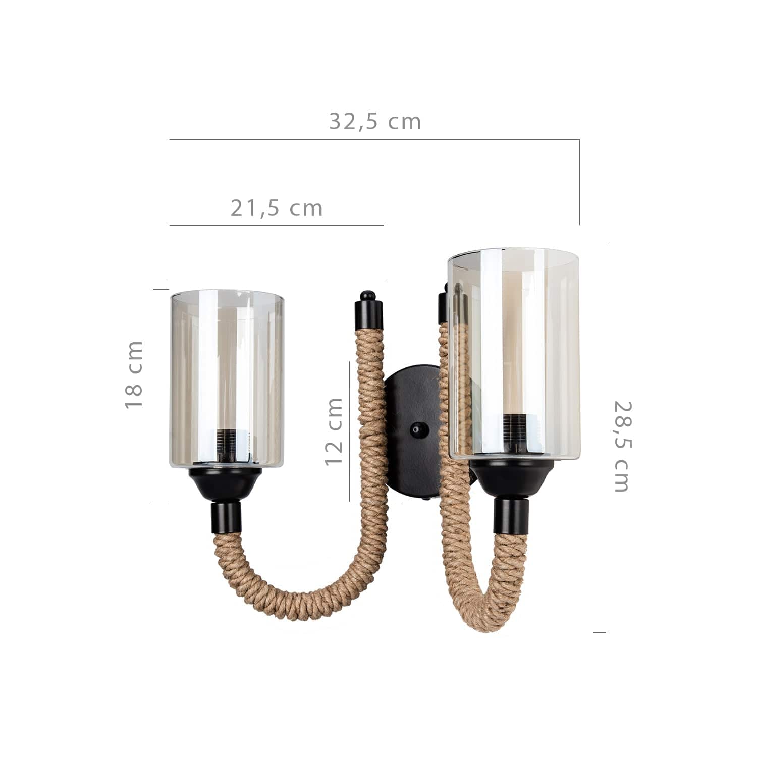 Oyo Lampada da parete Wall Giallo