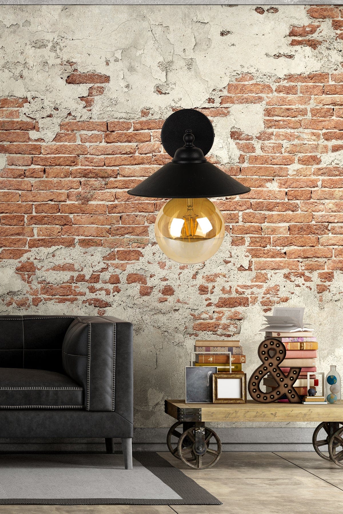 Oyo Lampada da parete Wall Nero