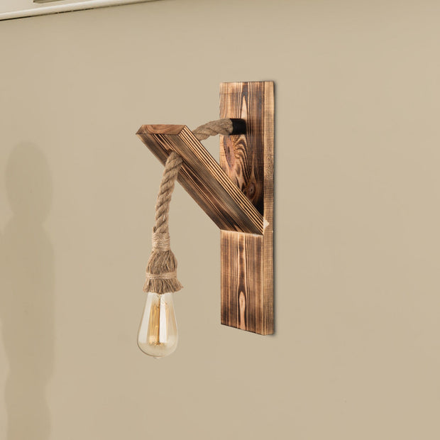 Oyo Lampada da parete Woody Naturale