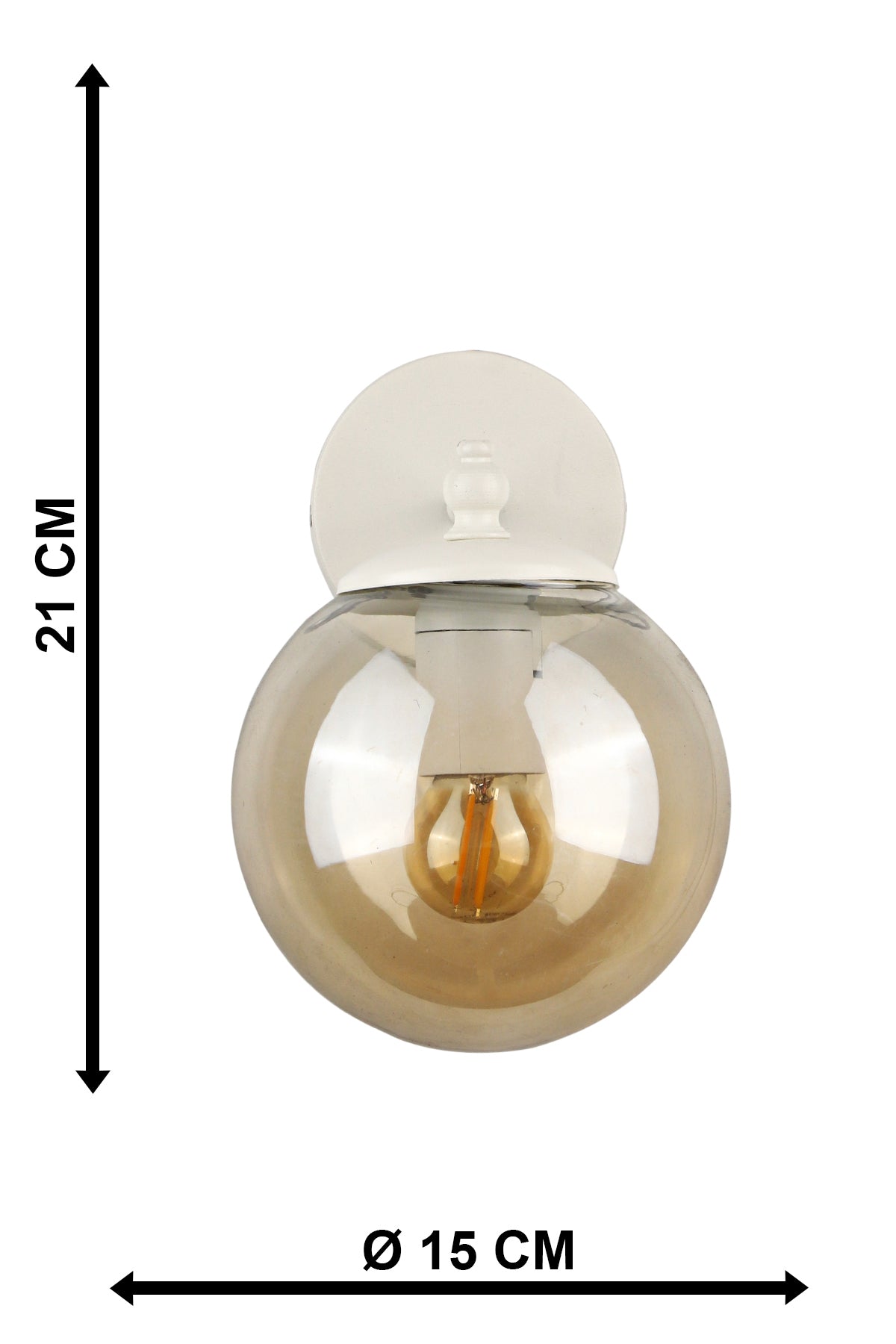 Oyo Lampada da parete Yagmur Bianco