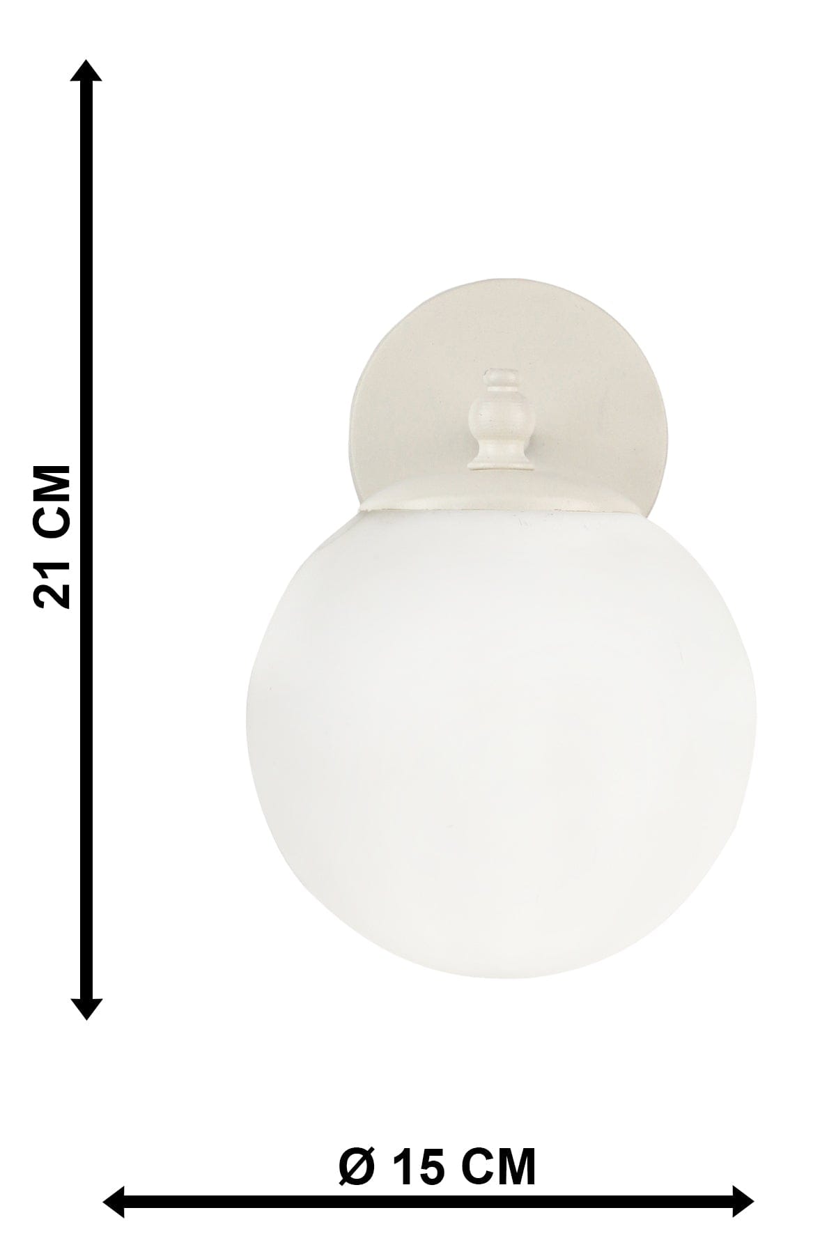 Oyo Lampada da parete Yagmur Bianco