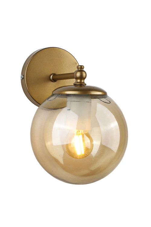 Oyo Lampada da parete Yagmur Ottone