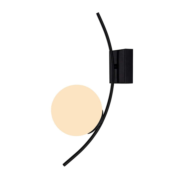 Oyo Lampada da parete Yay Bianco e Nero