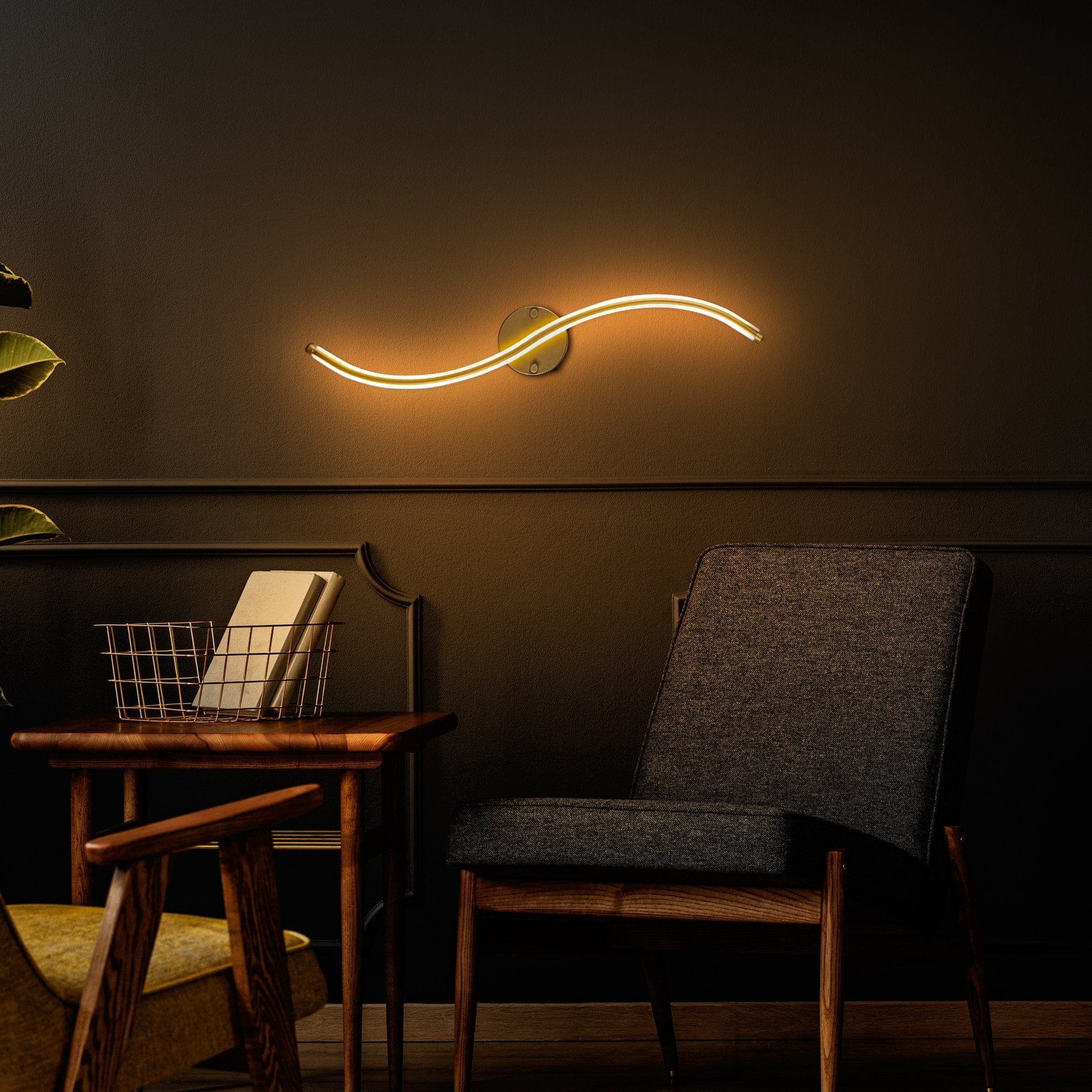 Asir Lampada da parete Yılan 13280 Oro