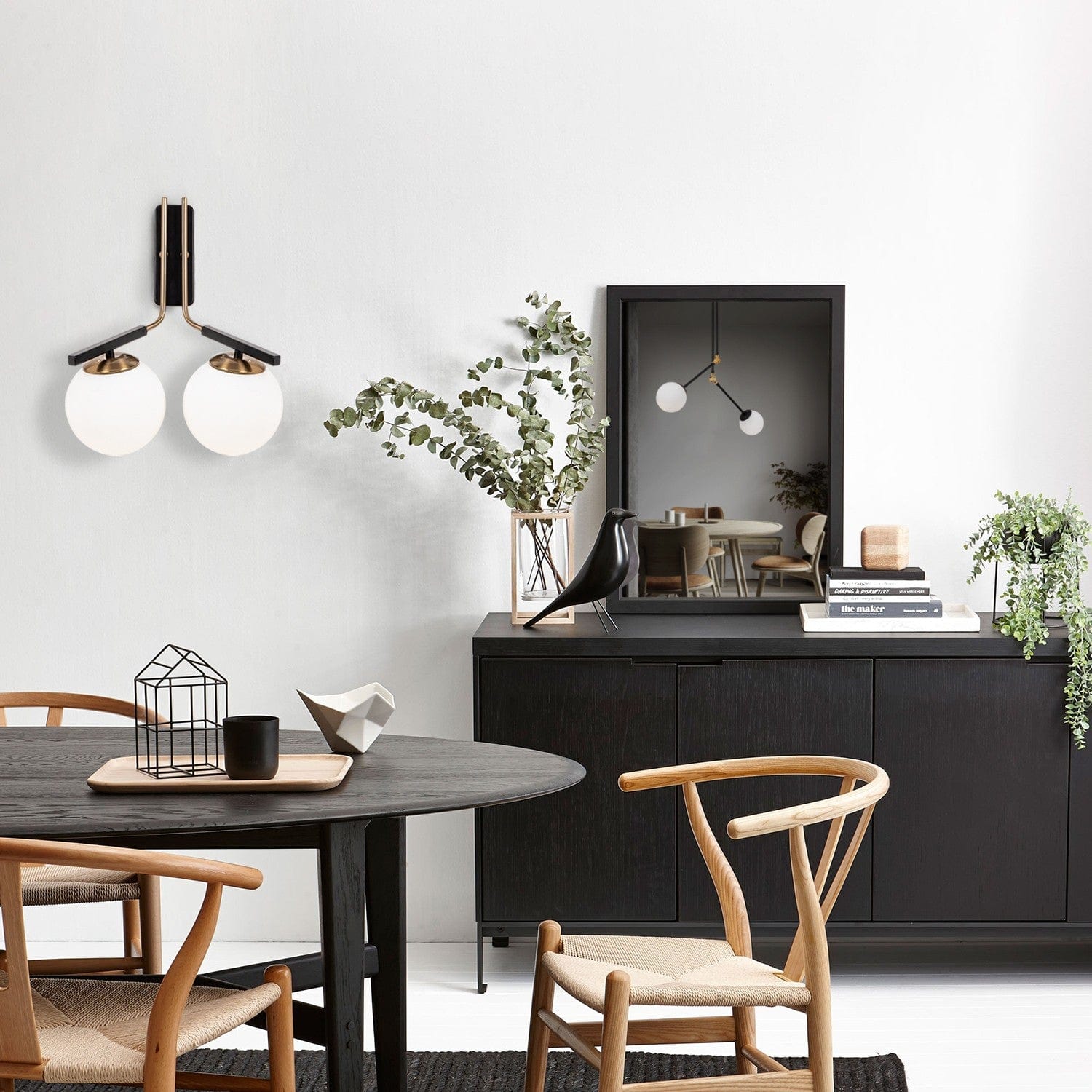 Asir Lampada da parete Yıldız 4016 Nero