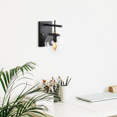 Asir Lampada da parete Zahar 13112 Nero