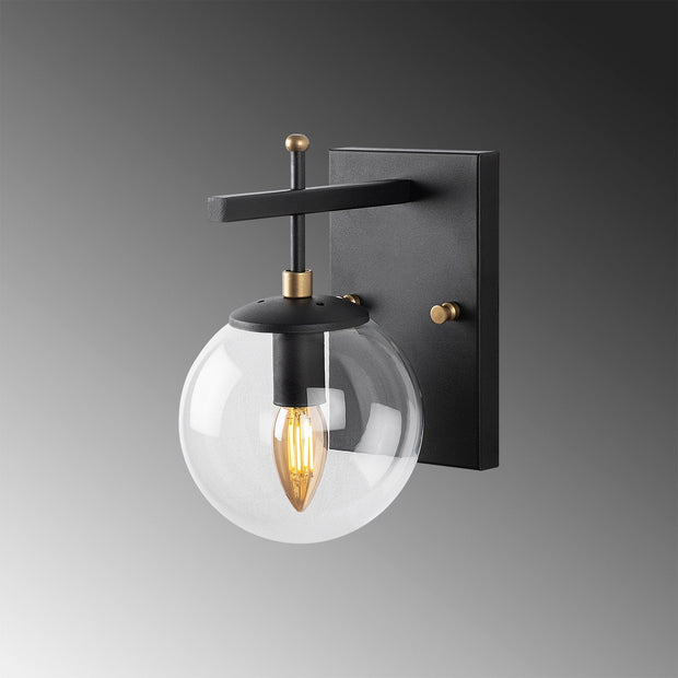 Asir Lampada da parete Zahar 13112 Nero