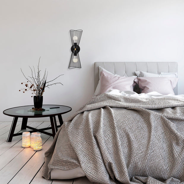 Asir Lampada da parete Zeyno 3295 Nero