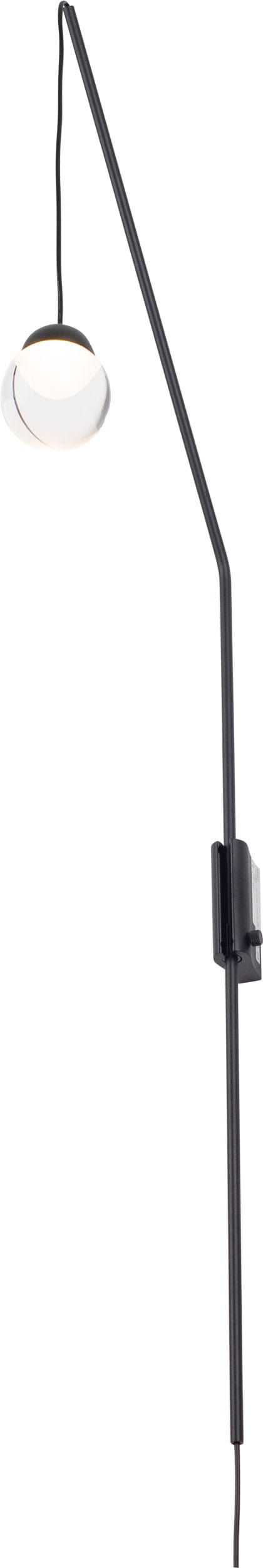 Maxlight Lampada da parete Zoom W0269 Nero