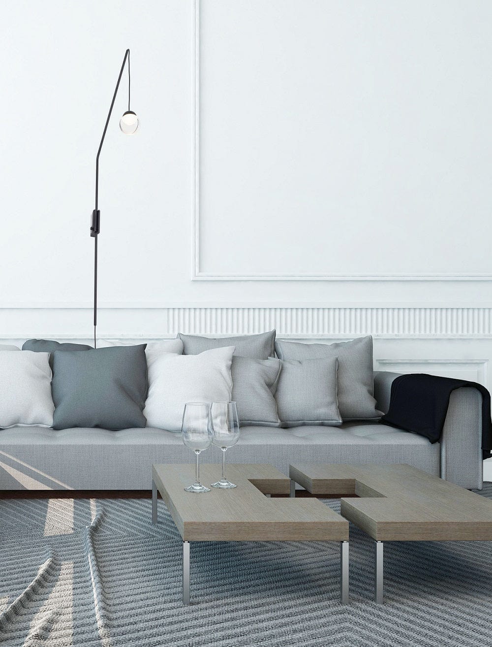 Maxlight Lampada da parete Zoom W0269 Nero