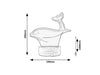 RabaLux Lampada da tavalo Akali 76002 Faggio