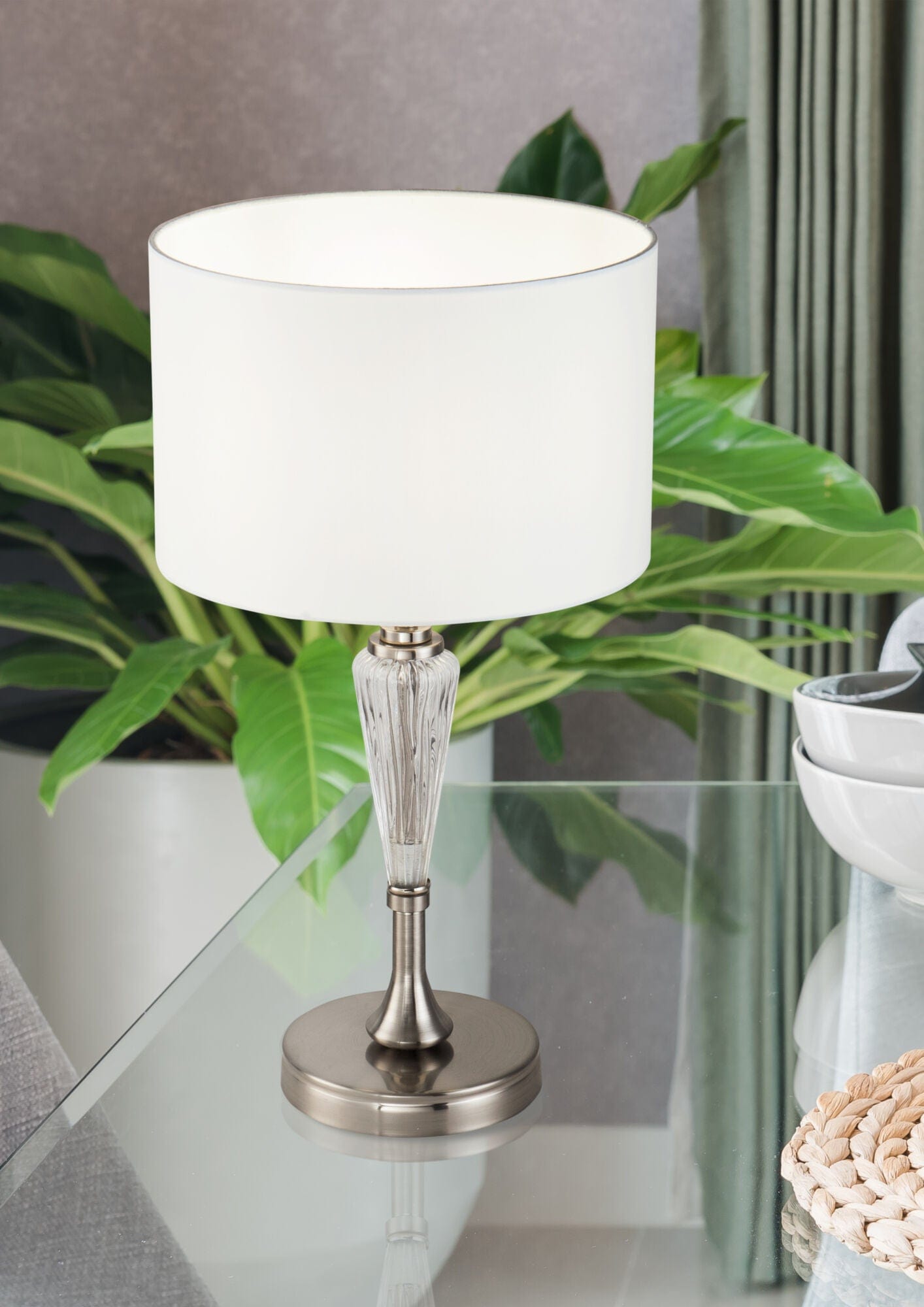 Lampada da tavalo Alicante Nichel (1)