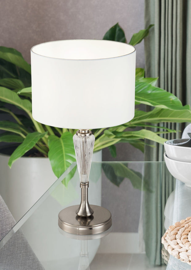 Lampada da tavalo Alicante Nichel (1)