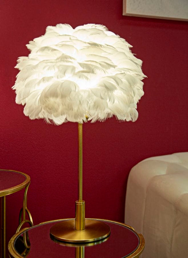 Mauro Ferretti Lampada da tavalo Ball Feather Oro