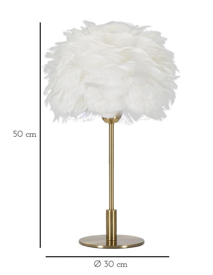 Mauro Ferretti Lampada da tavalo Ball Feather Oro