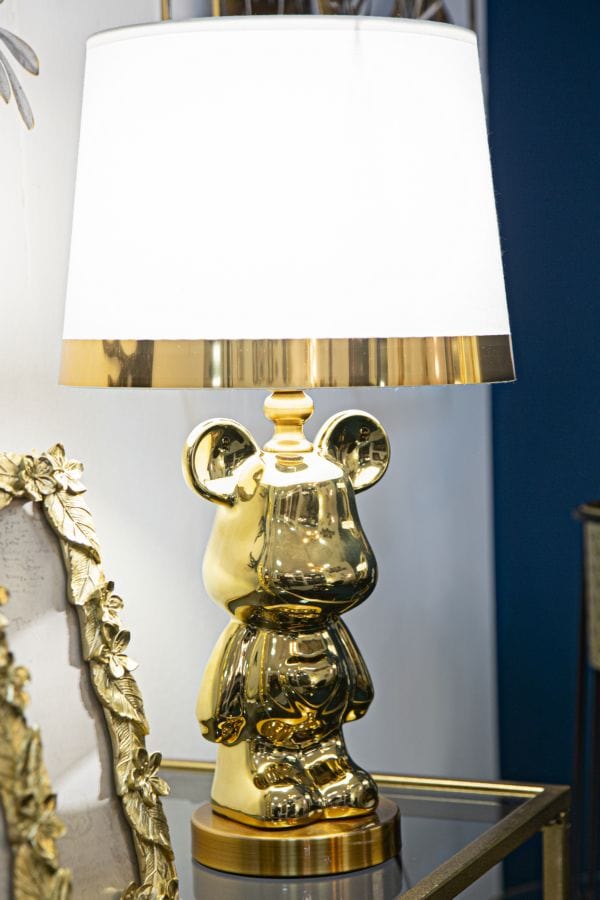 Lampada da tavalo Bear Oro (5)